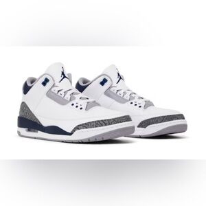 Air Jordan 3 Retro 'Midnight Navy' Athletic Shoes | EUC!! 👟🔥